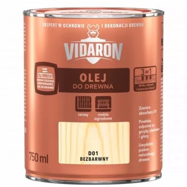 Vidaron յուղ փայտի D04 0.75կգ կրասնոյե դերևո