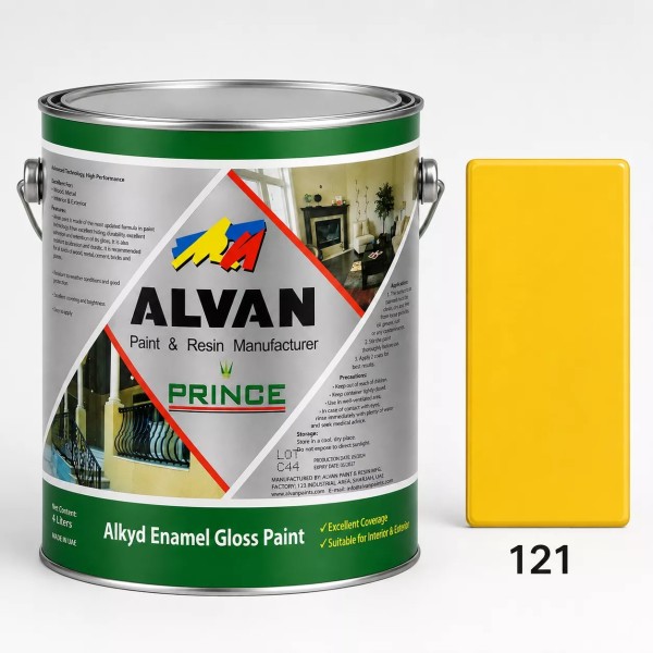 Ալվան յուղաներկ կիսափայլուն Prince 121-4 /Gallon/