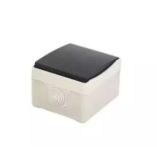Ellight արտաքին անջատիչ 1 ստեղն 10A IP44 մոխրագույն/սև 1/200