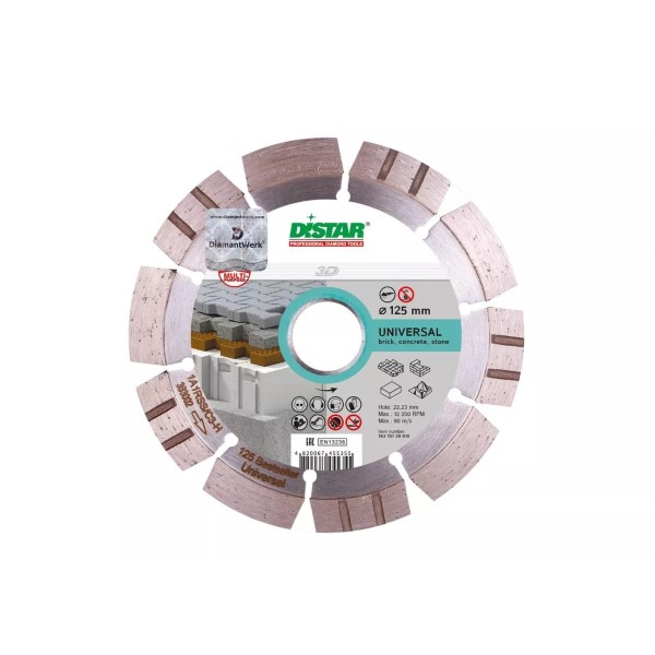 Սկավառակ ալմաստե բետոնի, քարի Distar 1A1RSS 125 Bestseller Universal 14315129010 Սկավառակ ալմաստե բետոնի, քարի Distar 1A1RSS 125 Bestseller Universal 14315129010
