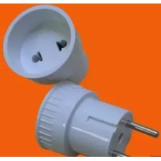 Ellight ադապտեր A/C 10A 250V սպիտակ 1/480