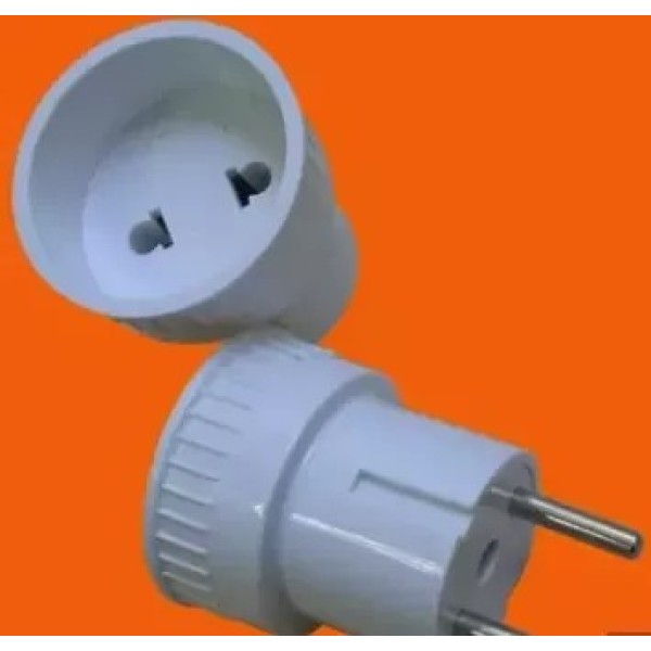 Ellight ադապտեր A/C 10A 250V սպիտակ 1/480 Ellight ադապտեր A/C 10A 250V սպիտակ 1/480