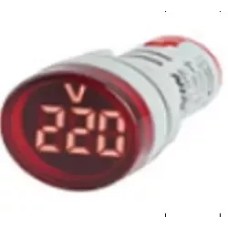 Ամպերմետր led ցուցիչ (22VM) 0-100V MaxAC380 կլոր