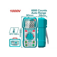 Թվային մուլտիմետր 1000Վ TOTAL TMT5310004