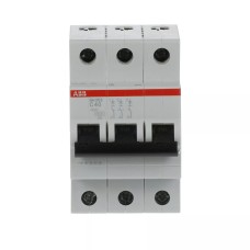 Ավտոմատ անջատիչ ABB SH203-C40, 3P, 40 A, բնութագրական C, 6 kA