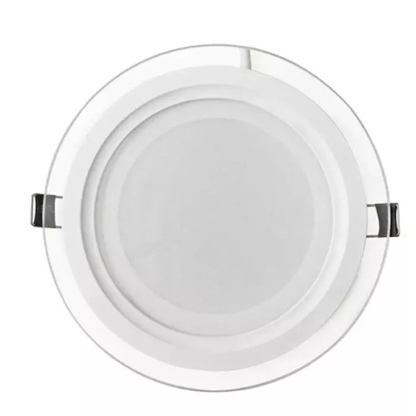Ellight լուսատու Glass ապակյա ներկառուցվող 18W 6500K կլոր 1/30