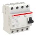 RCD (մնացորդային հոսանքի անջատիչ) ABB FH204 AC-40/0.03, 4P, 40 A, 30 mA, AC տեսակ