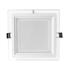 Ellight լուսատու Glass ապակյա ներկառուցվող 18W 6500K քառակուսի 1/30