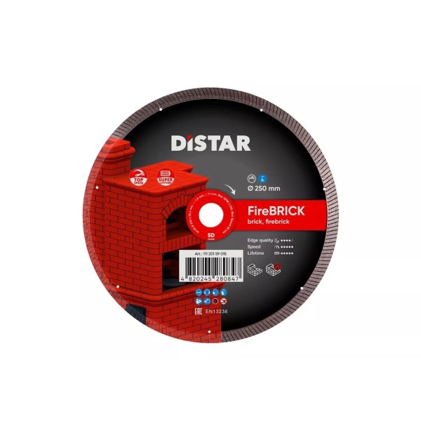 Սկավառակ ալմաստե հրակայուն աղյուսի Distar 1A1R 250 FireBRICK 11120159015