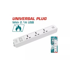 Երկարացման լար USB-ով TOTAL THES13041VSB 3տեղ, 3մ
