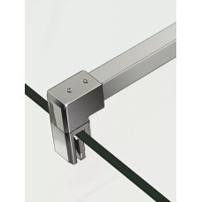 Լոգախցիկի դուռ WeltWasser WW400 HS 70-120 700-1200 մմ, քառակուսի, ճոճվող դուռ, թափանցիկ ապակի 5 մմ, քրոմ