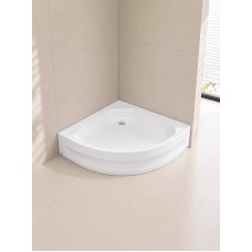 Լոգախցիկի տակդիր WEMOR 100/24 C 100x100x24 սմ, քառորդ շրջան, ABS-պլաստիկ