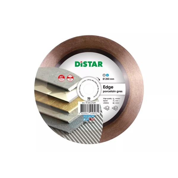 Սկավառակ ալմաստե կերամոգրանիտի Distar 1A1R 250 Edge 11120421019