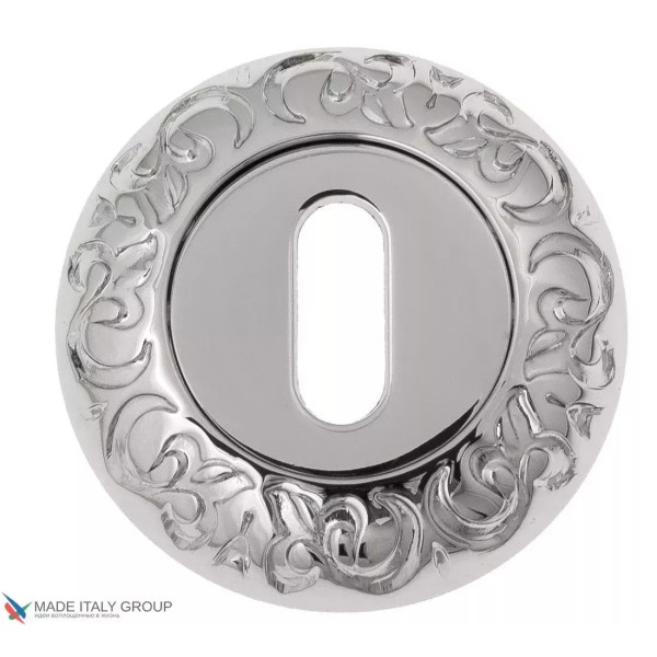 Ծածկույթ դռան «բուրատինո» բանալու Venezia KEY-1 D4, փայլեցված քրոմ (2 հատ)