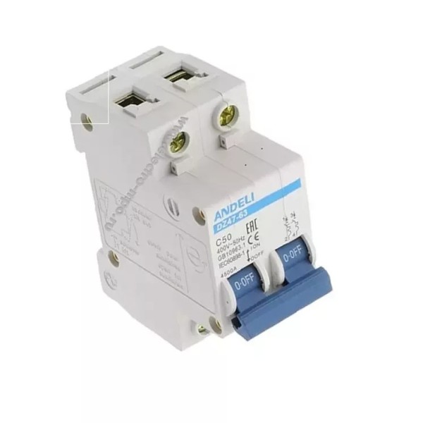 Ավտոմատ անջատիչ adb3-63 C50A 2P (ANDELI)