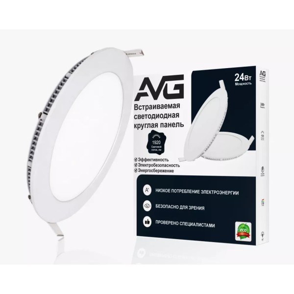 Led պանել կլոր ներքին 24W-6K (W)  (20)