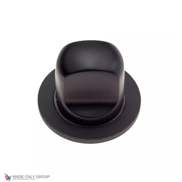 Ֆիքսատոր պտտվող MINI կլոր հիմքով Fratelli Cattini WC-1 2FS-NM, անփայլ սև