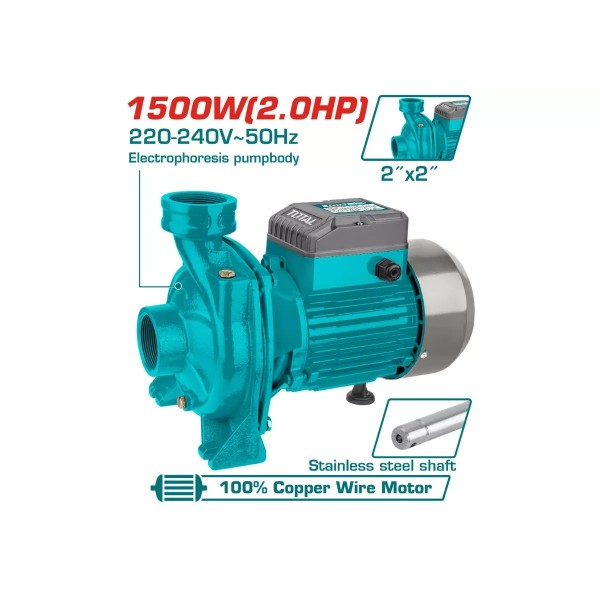 Ջրի պոմպ 1500W TOTAL TWP2150026 Ջրի պոմպ 1500W TOTAL TWP2150026