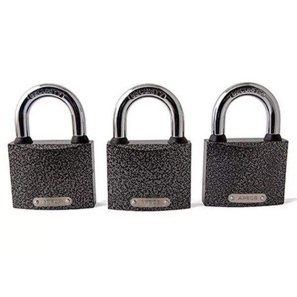 Կախովի կողպեք 3 հատ Apecs PD-01-63 (3Locks+5Keys) 00011650