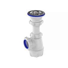 Aquant Սիֆոն լվացարանի 1 1/2-40*40 մետաղյա ցանցով BO100-45-MR