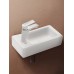 Կախովի լվացարան WeltWasser WW AISBACH 5092-L 37x18.5x9 սմ, սպիտակ փայլուն
