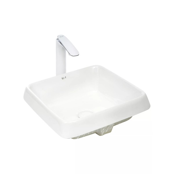 Ներկառուցվող լվացարան WeltWasser WW DEILBACH 6042 44x44x18.5 սմ, սպիտակ փայլուն