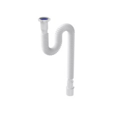 Aquant Սիֆոն գոֆրե 1500սմ, 1 1/2*40/50 տափակ սալնիկ (T114-60-MR)