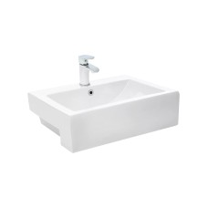 Կախովի լվացարան WeltWasser WW DEILBACH 4012 52x43x16 սմ, սպիտակ փայլուն