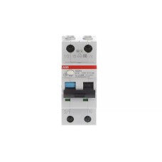 Մնացորդային հոսանքի անջատիչ (RCCB) ABB DS201 C10 AC30, 1P+N, 10 A, բնութագրական C, 30 mA, AC տեսակ
