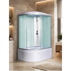 Լոգախցիկ RIVER DESNA 120/90/44 МТ R 120x90 սմ, ասիմետրիկ, աջ, բարձր տակդիր 44 սմ, փայլատ ապակի