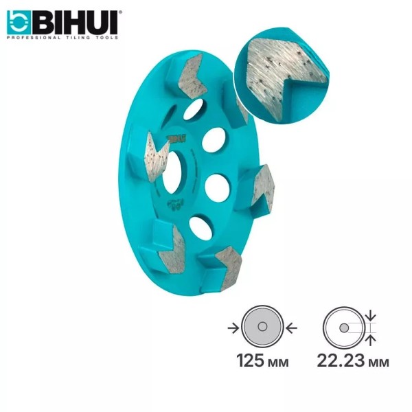 Ալմաստե ֆրեզ ARROW, 125մմ, BIHUI, DCWA5