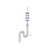 Aquant Սիֆոն-գոֆրե (գլխիկով)  1 1/4*40  (320mm-860mm)
