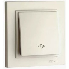 Mono Electric Անջատիչ զանգի կոճակ կաթնագույն 500-001725-107