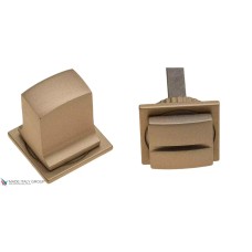 Ֆիքսատոր պտտվող MINI քառակուսի հիմքով Fratelli Cattini WC-8 4FS-BS, անփայլ արույր (լատուն)