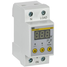 Ֆազի (լարման ռելե) թվային 63 A 36մմ 220 V 1 էկրան IEK