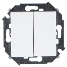 Simon15 անջատիչ 2 տեղ սպիտակ 16А (1/20)
