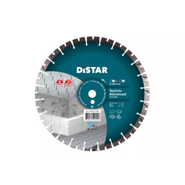 Սկավառակ ալմաստե բետոնի Distar 1A1RSS 350 Technic Advanced 14320347025 Սկավառակ ալմաստե բետոնի Distar 1A1RSS 350 Technic Advanced 14320347025