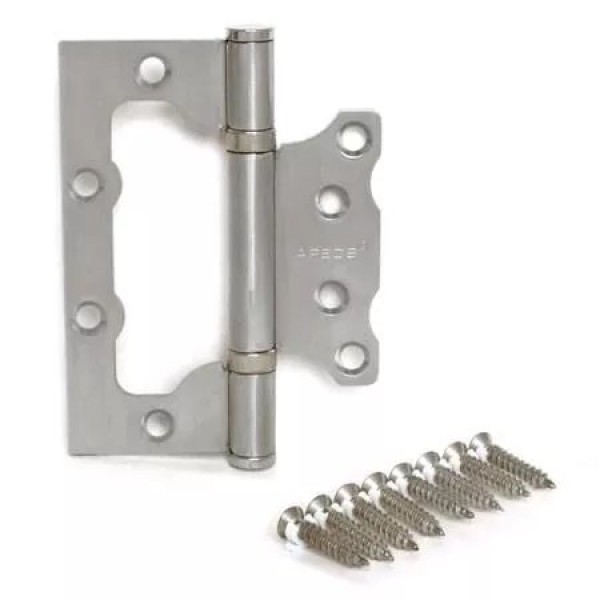 Ծխնի չփորովի Apecs 100*75*2,5-B2-Steel-NIS-Blister 18051