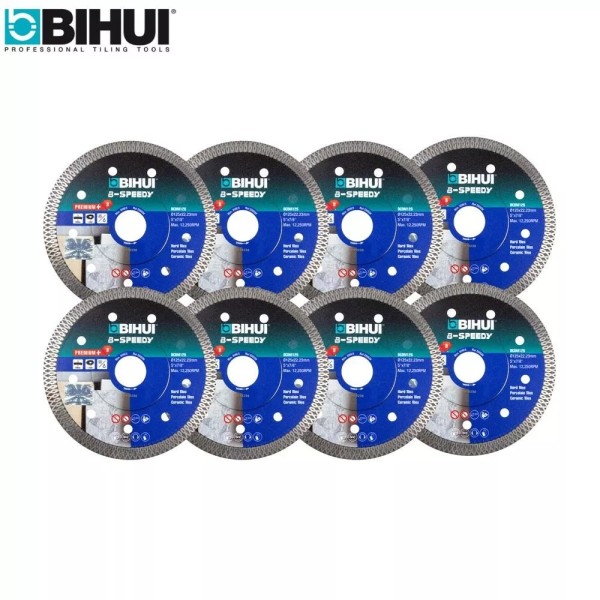 Ալմաստե սկավառակ B-SPEEDY, 125x1,2մմ (հավաքածու 8 հատ), BIHUI, DCDMX8
