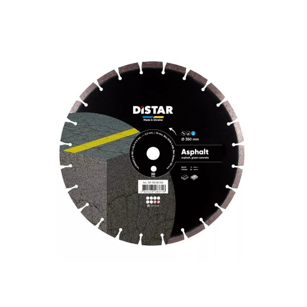 Սկավառակ ալմաստե ասֆալտի Distar 1A1RSS 350 Asphalt 10170085105