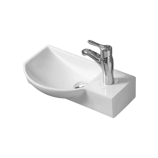 Կախովի լվացարան WeltWasser WW AISBACH 7950 GL-WT R 50.5x23.5x12.5 սմ, սպիտակ փայլուն Կախովի լվացարան WeltWasser WW AISBACH 7950 GL-WT R 50.5x23.5x12.5 սմ, սպիտակ փայլուն