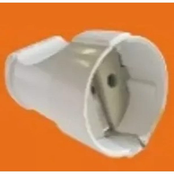Ellight վարդակ կախովի հողանցումով P8061 10/16A սպիտակ 1/400