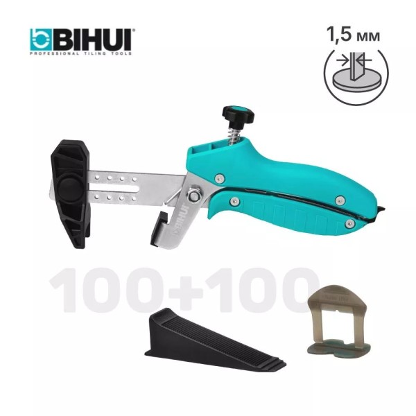 SVP հավաքածու (սեպ+սեղմիչ+աքցան), 1,5մմ, 100 հատ, BIHUI, BLSK2