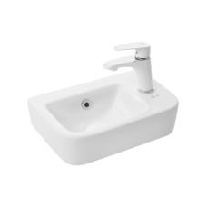 Կախովի լվացարան WeltWasser WW AISBACH 10100 R 37.5x24.5x13.5 սմ, սպիտակ փայլուն