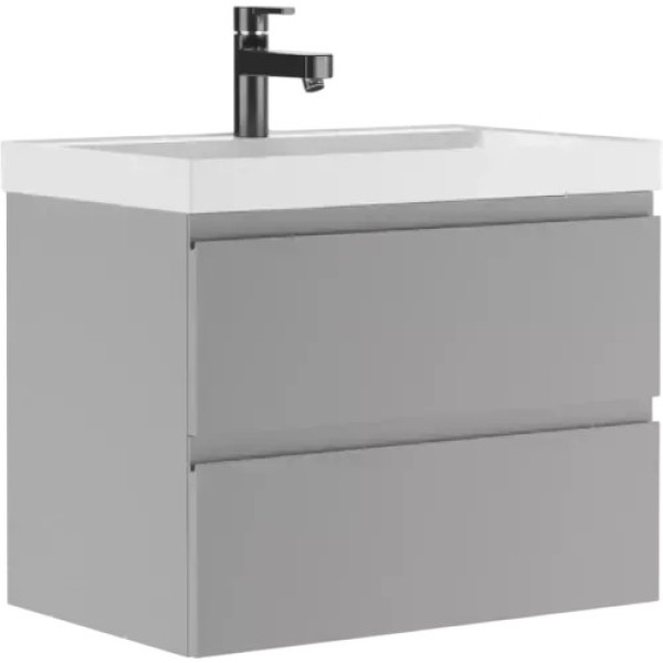 Լվացարան պահարանով GRAFFO 70 2B/BASIN UNIT 70/LIGHT GREY/69*45(DGr2420T)