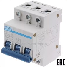 Ավտոմատ անջատիչ adb3-63 C25A 3P (ANDELI)