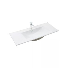 Ներկառուցվող լվացարան WeltWasser WW DEILBACH 7505- 100 100x47x18 սմ, սպիտակ փայլուն
