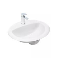 Ներկառուցվող լվացարան WeltWasser WW DEILBACH 6001 51x42.5x18 սմ, սպիտակ փայլուն