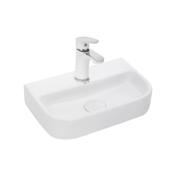 Կախովի լվացարան WeltWasser WW AISBACH 5075 38x24.5x8 սմ, սպիտակ փայլուն