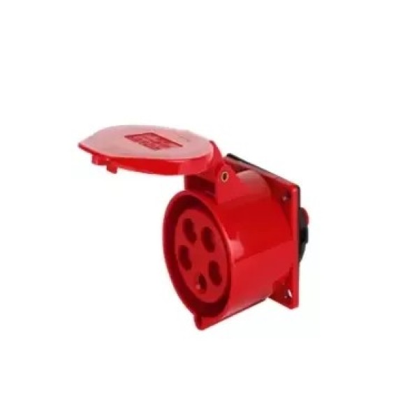 Վարդակ ներկառուցվող 16A 5P (SF-315) IP44 կարմիր